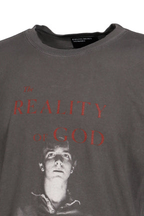 THE REALITY OF OF GOD LS T-SHIRT / WASHED BLK