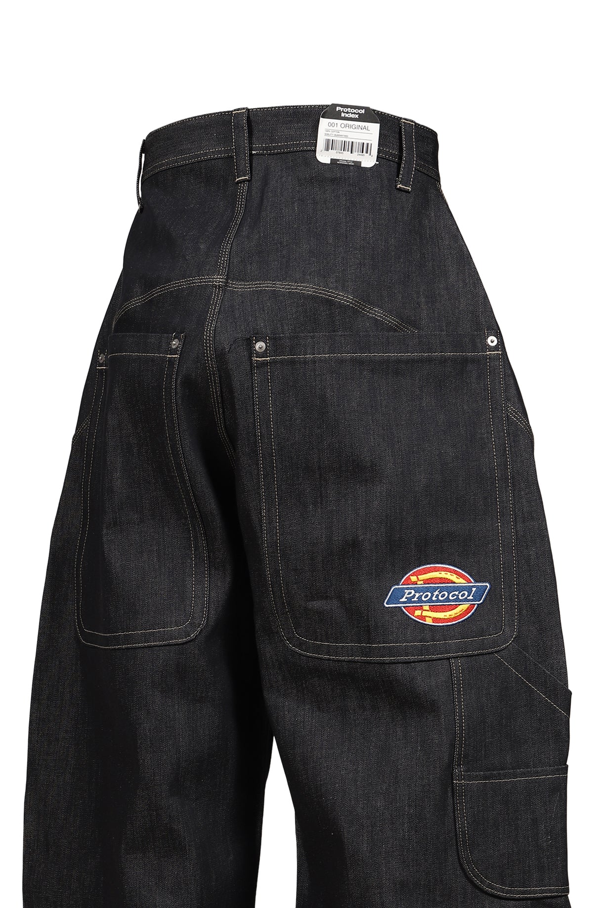 RETRO BAGGY DENIM PANTS / IND BLU