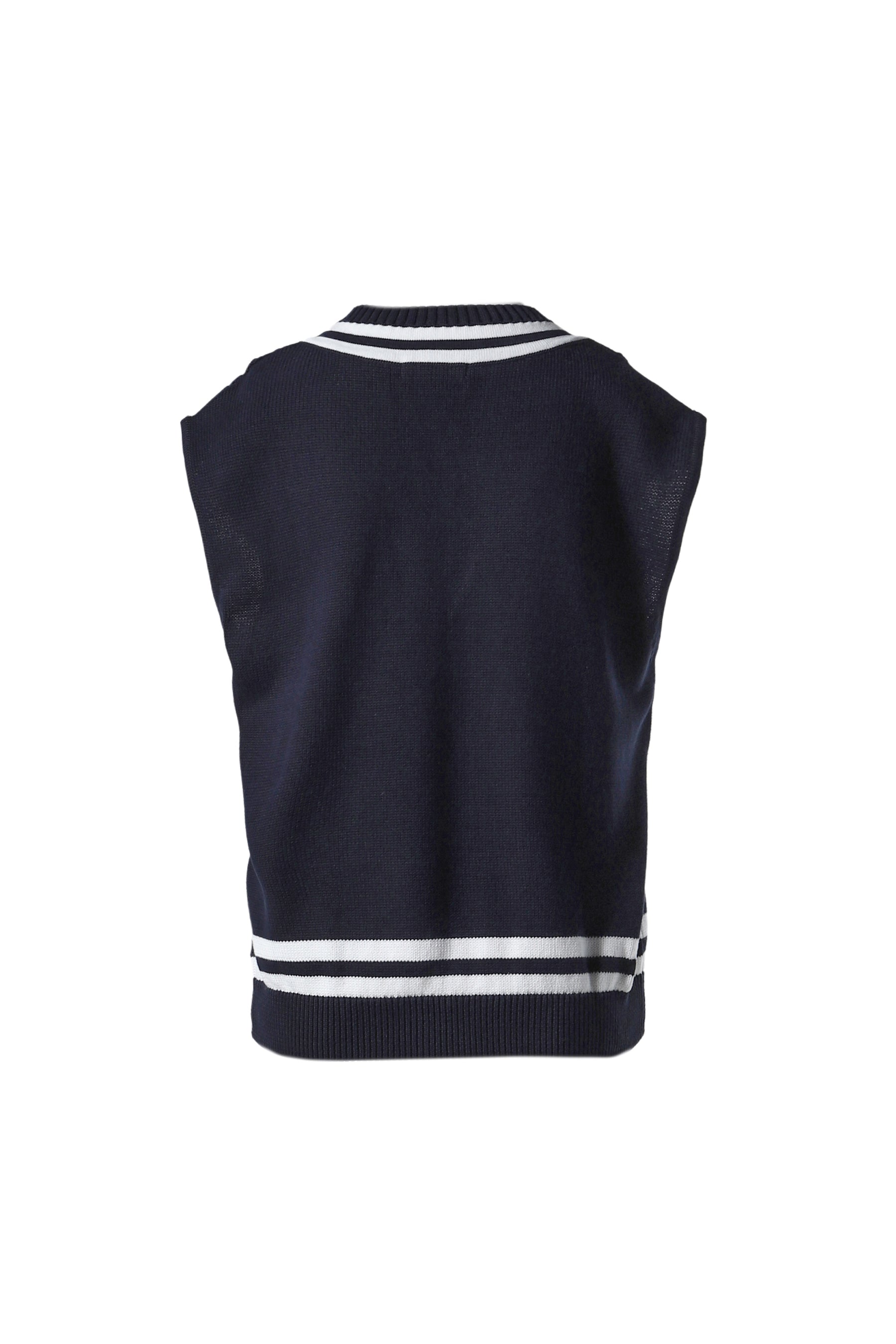 SRC CABLEKNIT VEST / NVY