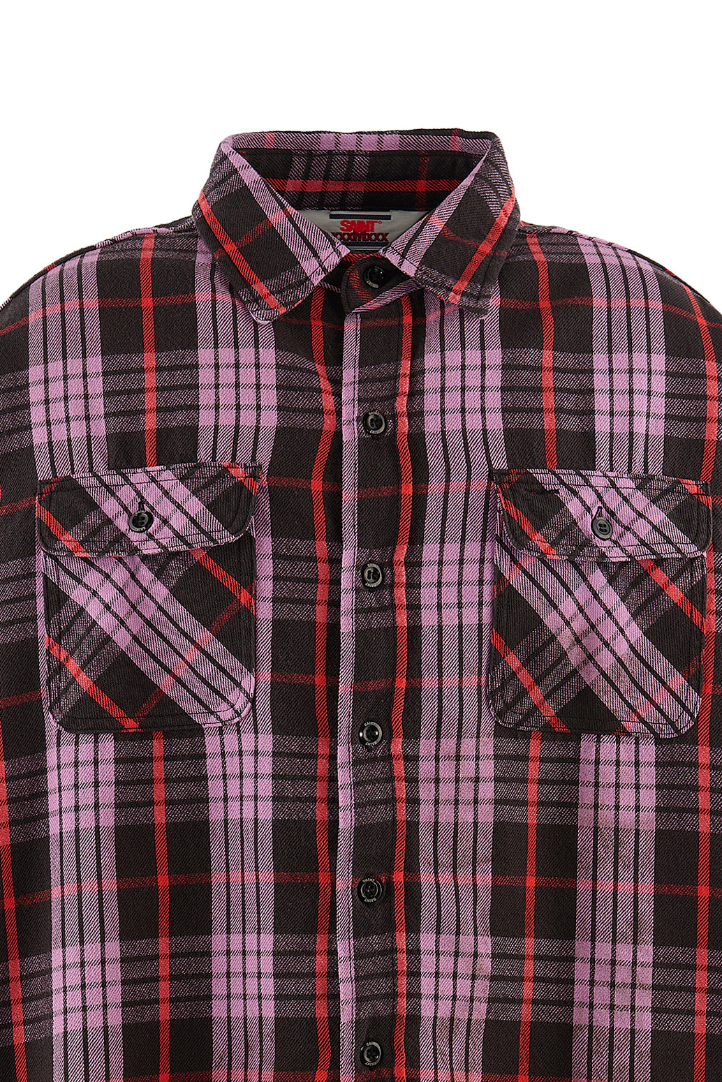 FLANNNEL SHIRT/CHECK / PUR