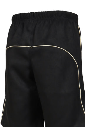 SIGNTATURE RELAXED SHORT W/ PIPING / VTG BLK