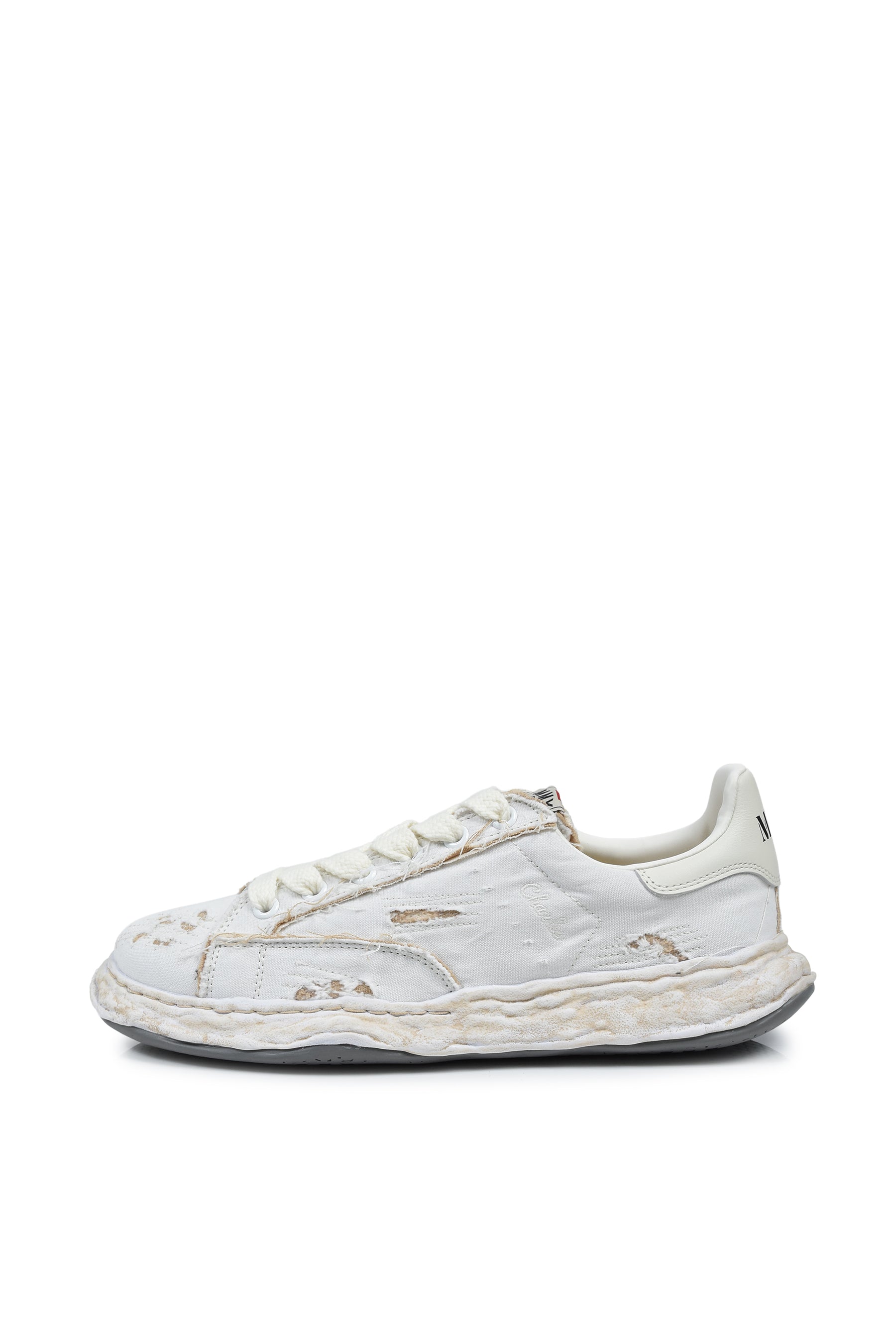 Maison MIHARA YASUHIRO SS26 CHARLES RIPPING OVER DYE LOW CANVAS