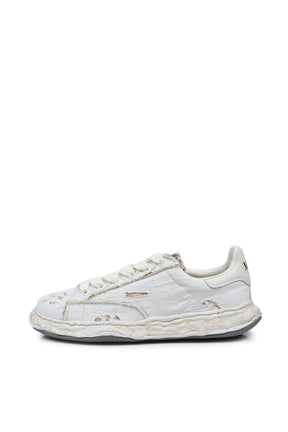 CHARLES RIPPING OVER DYE LOW CANVAS / WHT