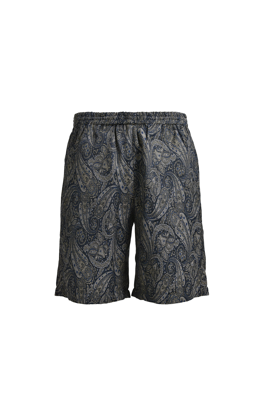 BASKETBALL SHORT - PE/C JACQUARD CLOTH / A-PAISLEY