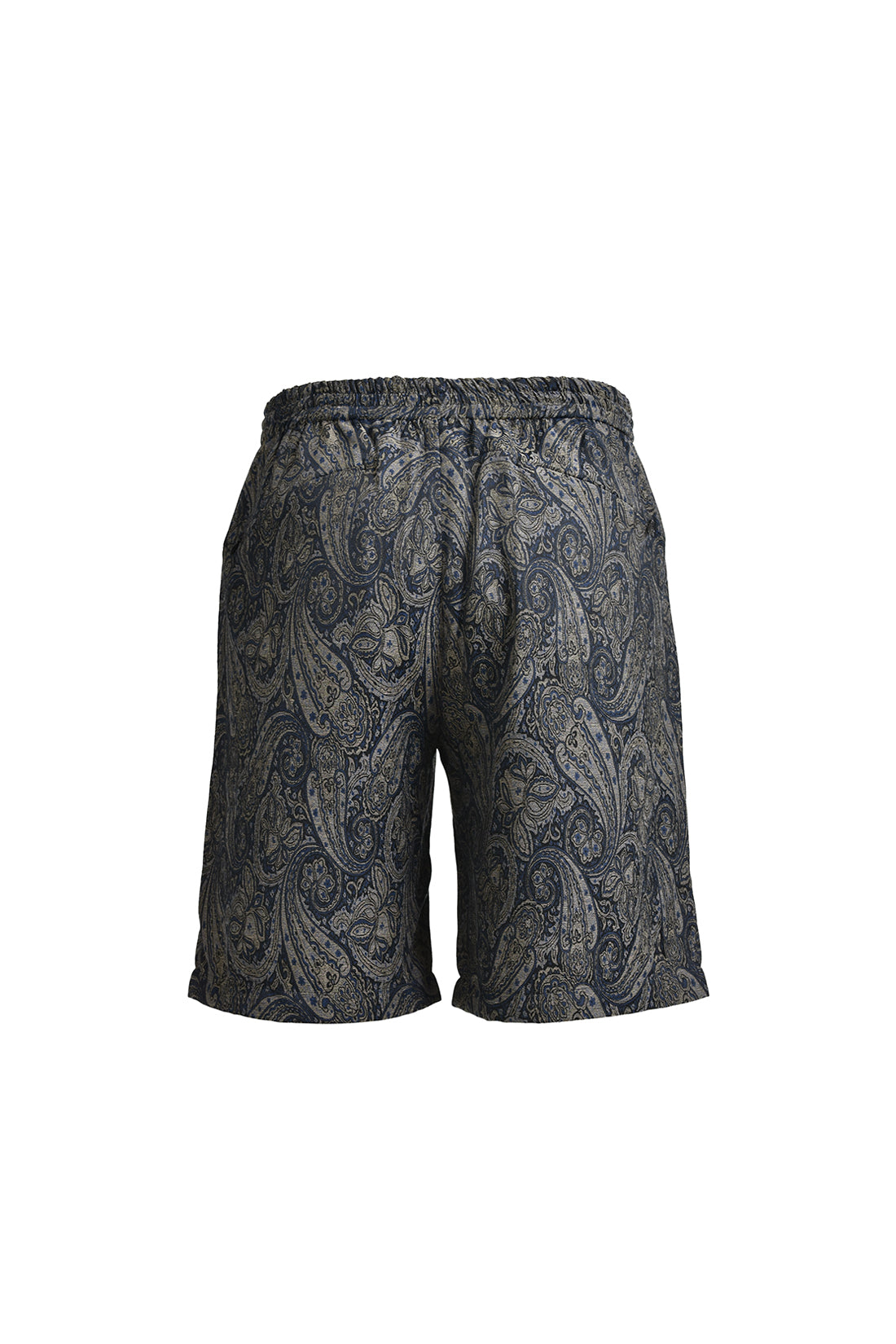 BASKETBALL SHORT - PE/C JACQUARD CLOTH / A-PAISLEY