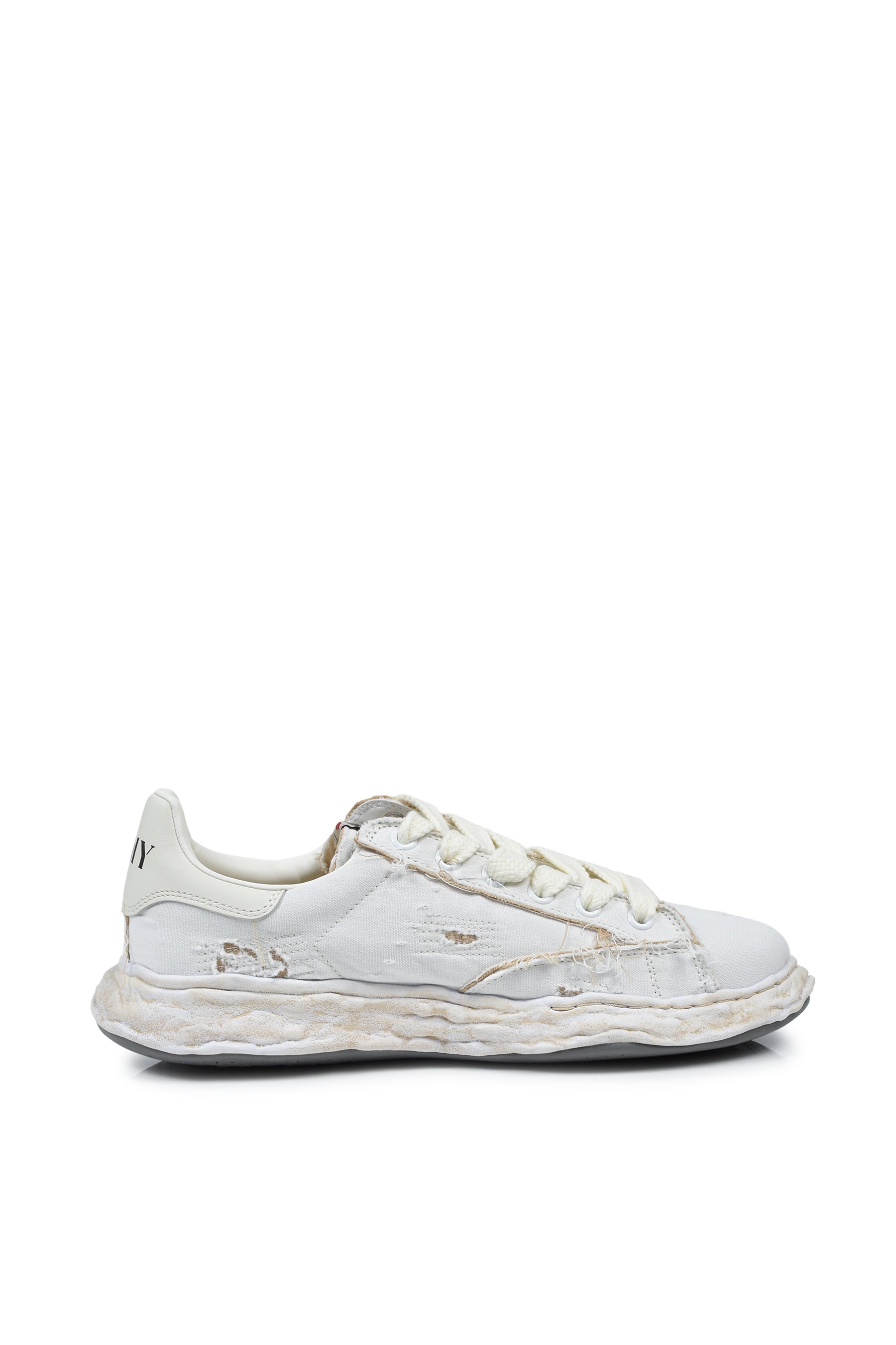 CHARLES RIPPING OVER DYE LOW CANVAS / WHT