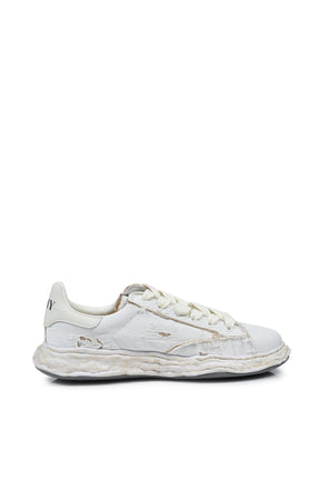 CHARLES RIPPING OVER DYE LOW CANVAS / WHT