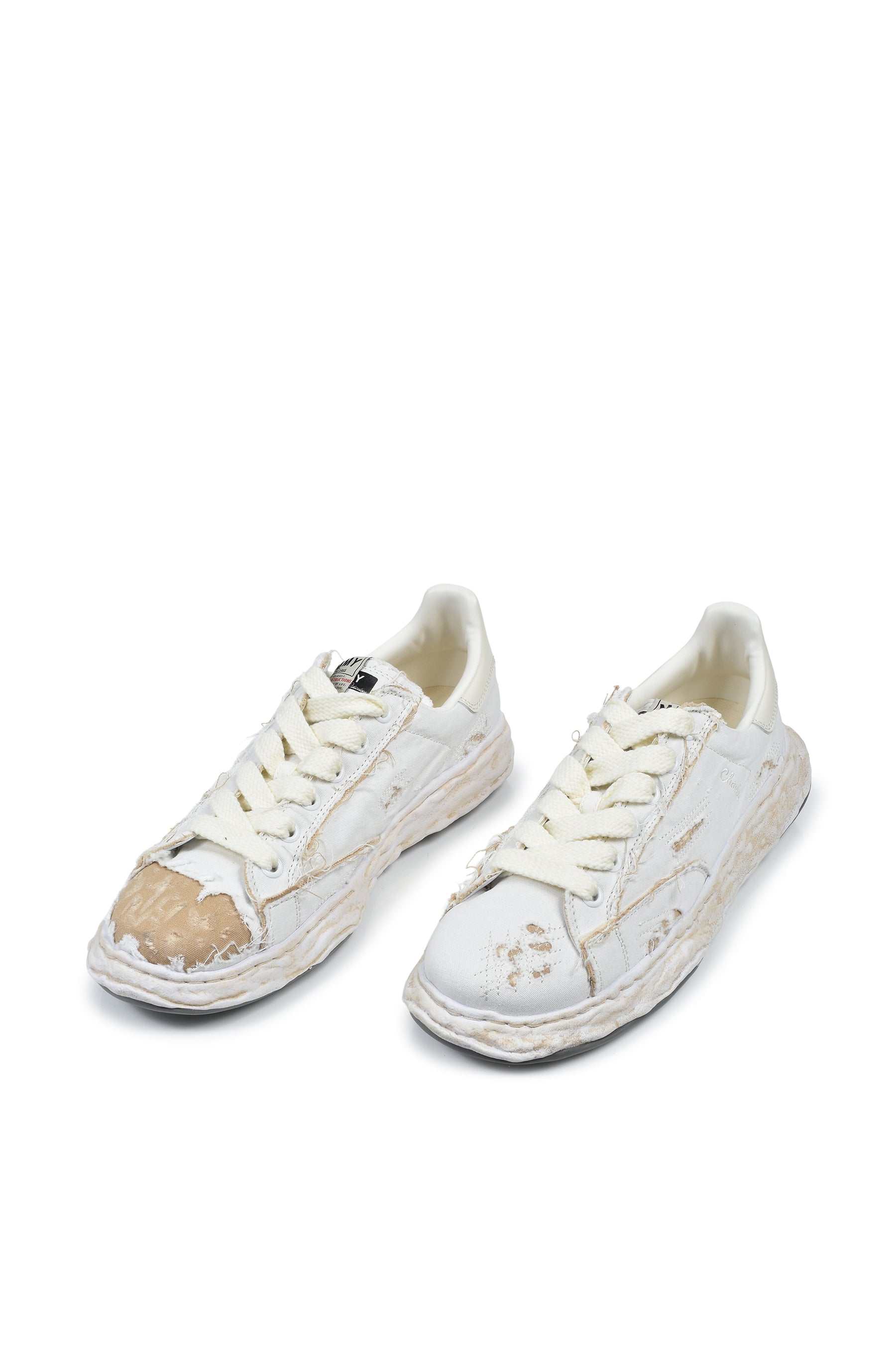 Maison MIHARA YASUHIRO SS26 CHARLES RIPPING OVER DYE LOW CANVAS