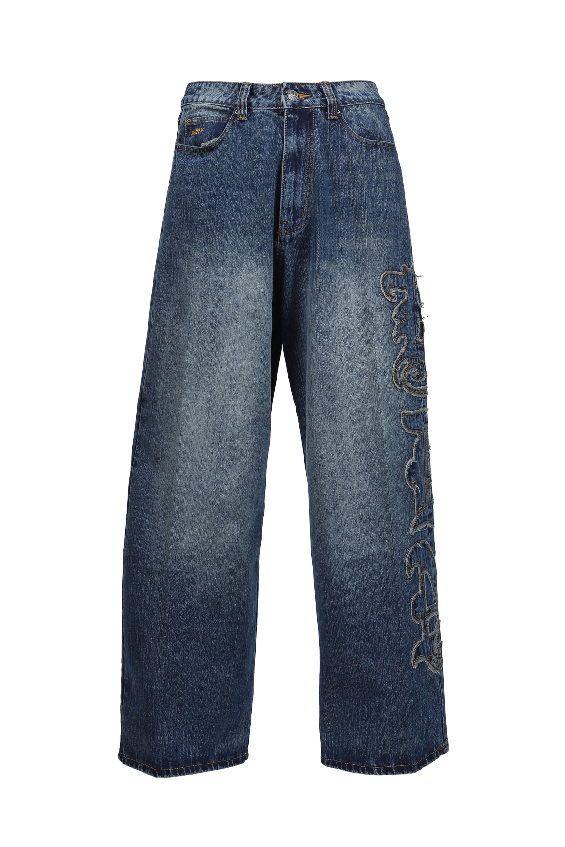 LDN APPLIQUE XL COLOSSUS JEANS / BLU