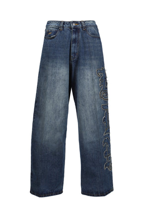 LDN APPLIQUE XL COLOSSUS JEANS / BLU