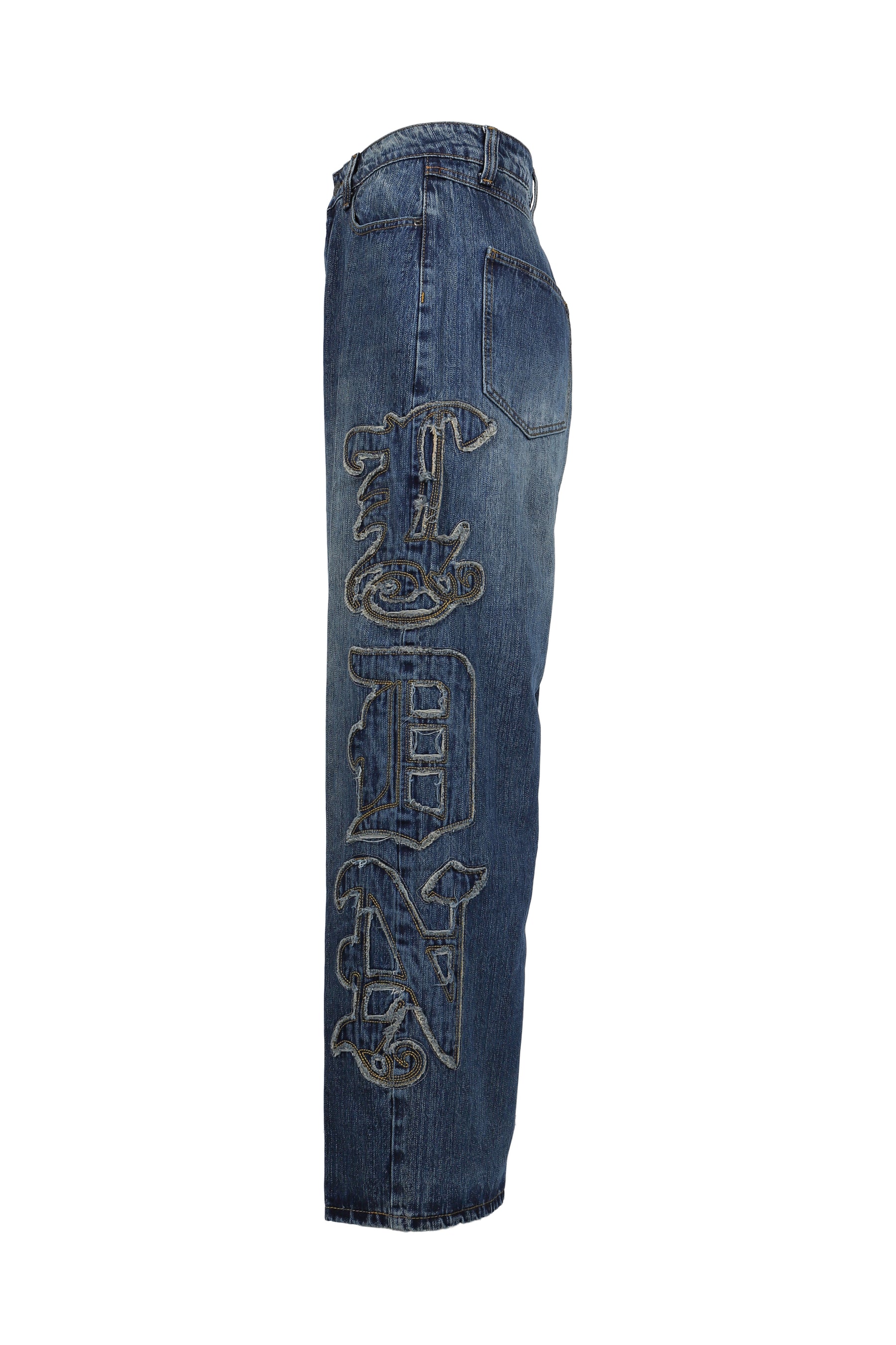 LDN APPLIQUE XL COLOSSUS JEANS / BLU