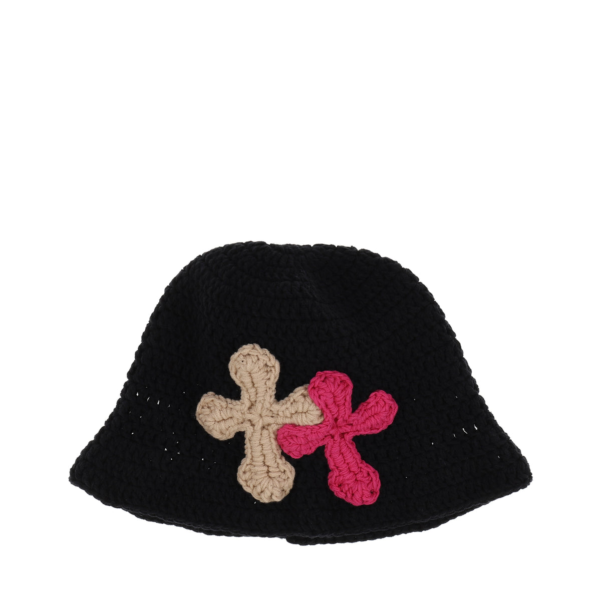 Y.A.R.N. ヤーン FW25 3D CROSS KNITHAT / BLK - NUBIAN ヌビアン