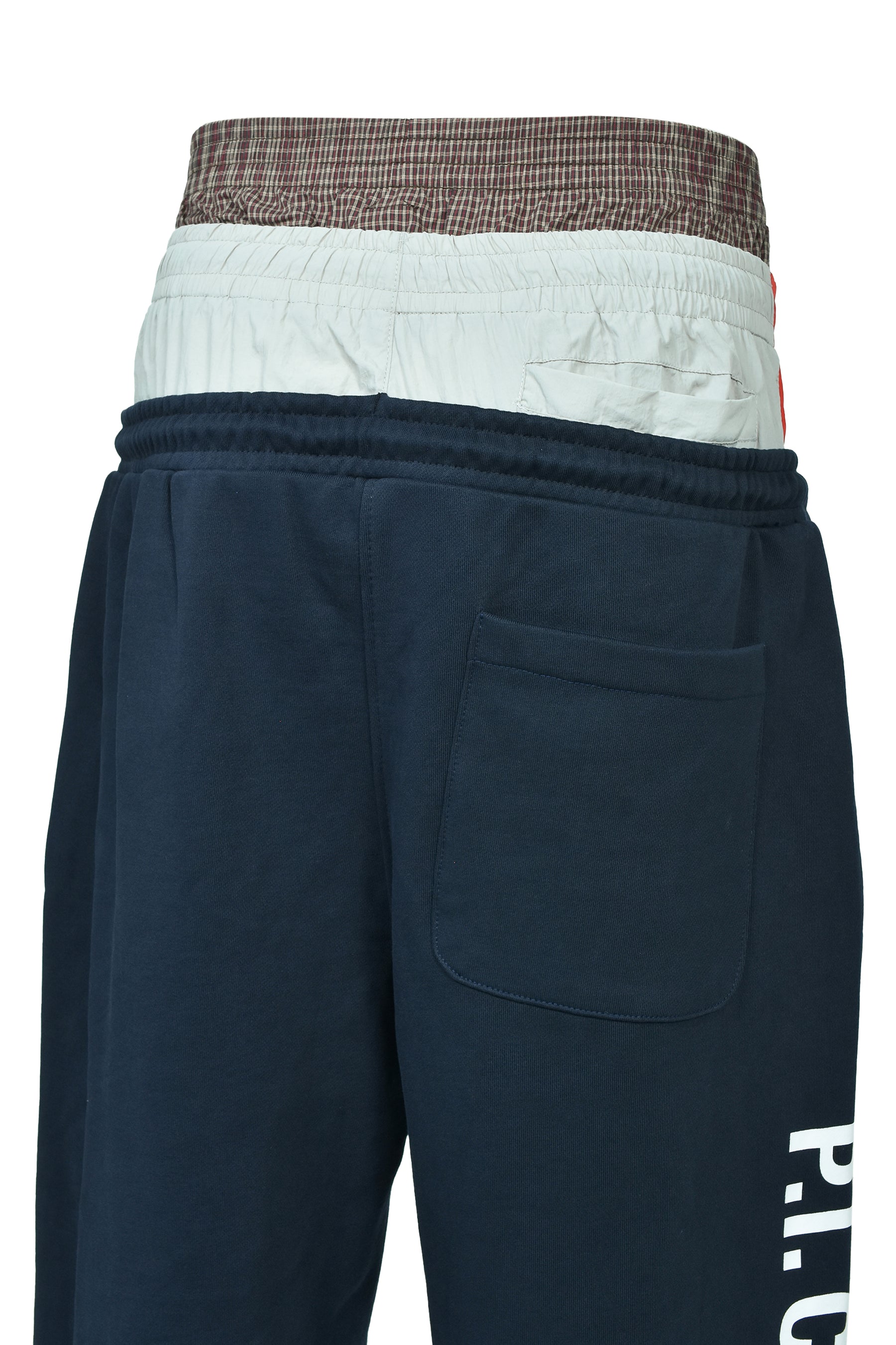 3 LAYERED SWEATPANTS (EXCLUSIVE) / NVY