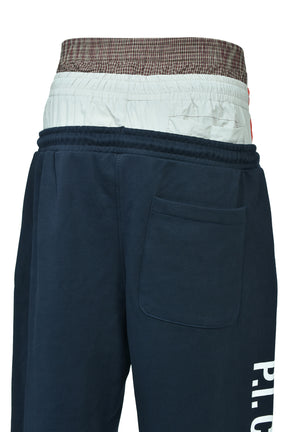 3 LAYERED SWEATPANTS (EXCLUSIVE) / NVY