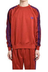 TRACK CREW NECK SHIRT - POLY SMOOTH / RED