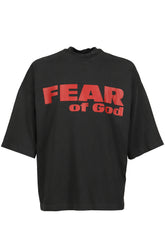 RELAXED "FEAR IS GONE" TEE / BLK 