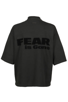 RELAXED "FEAR IS GONE" TEE / BLK 