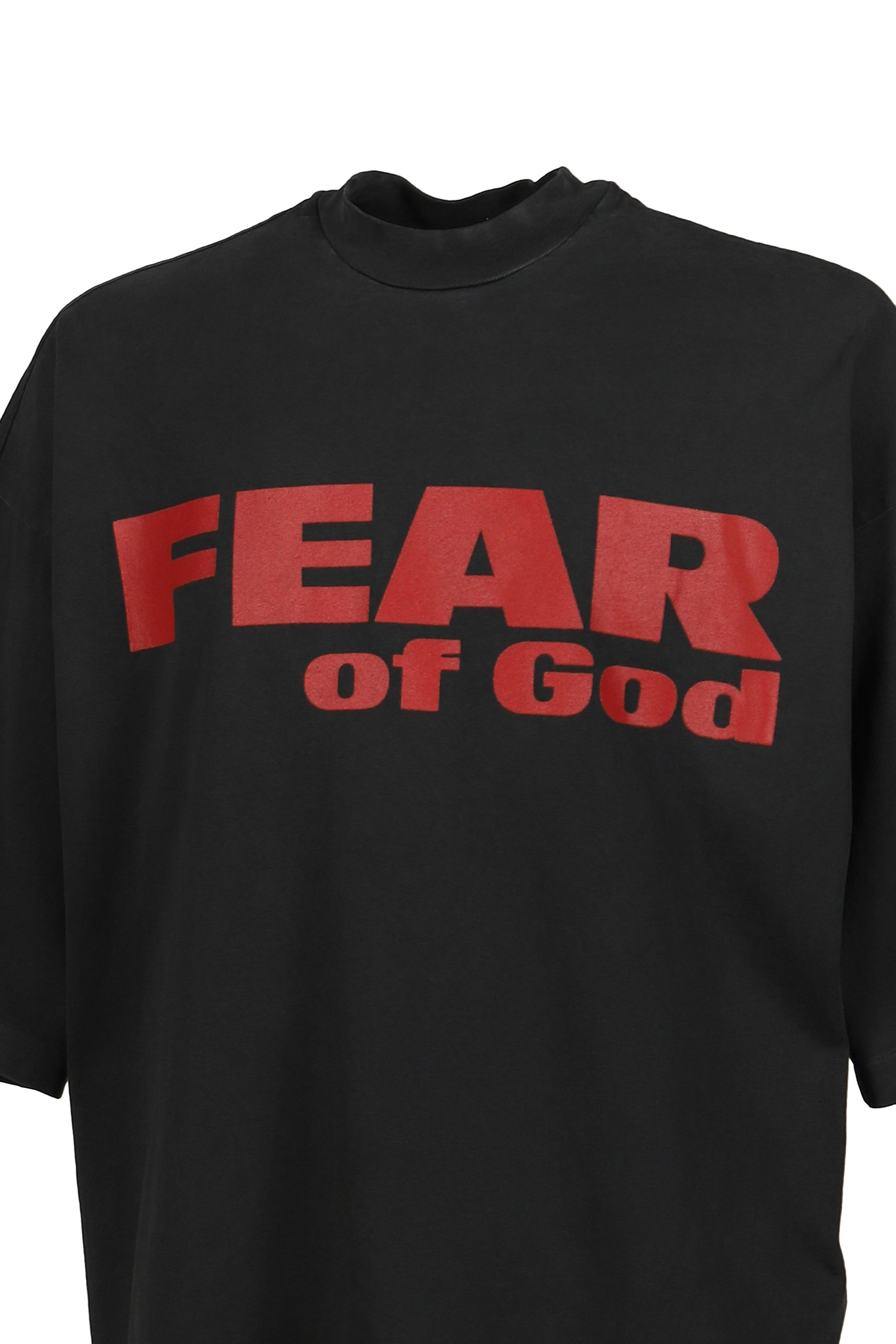 RELAXED "FEAR IS GONE" TEE / BLK 
