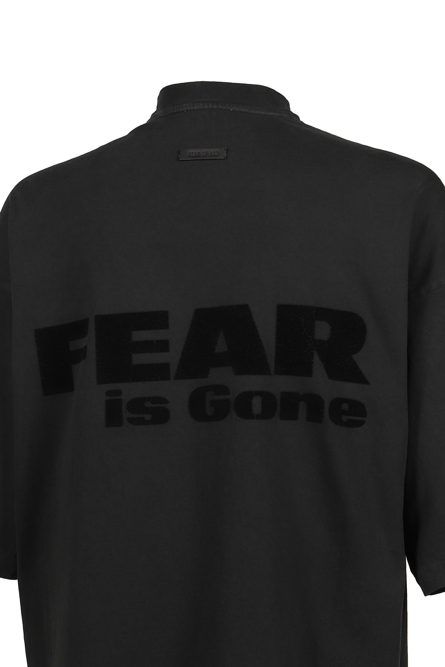RELAXED "FEAR IS GONE" TEE / BLK 