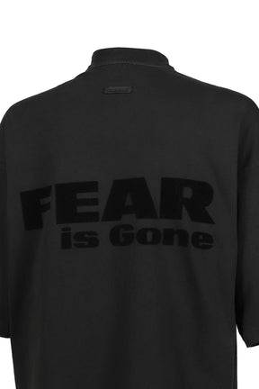 RELAXED "FEAR IS GONE" TEE / BLK 