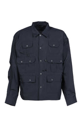 TECH MULTI FISHING POCKET SHIRT L/S SOLID / D.NVY