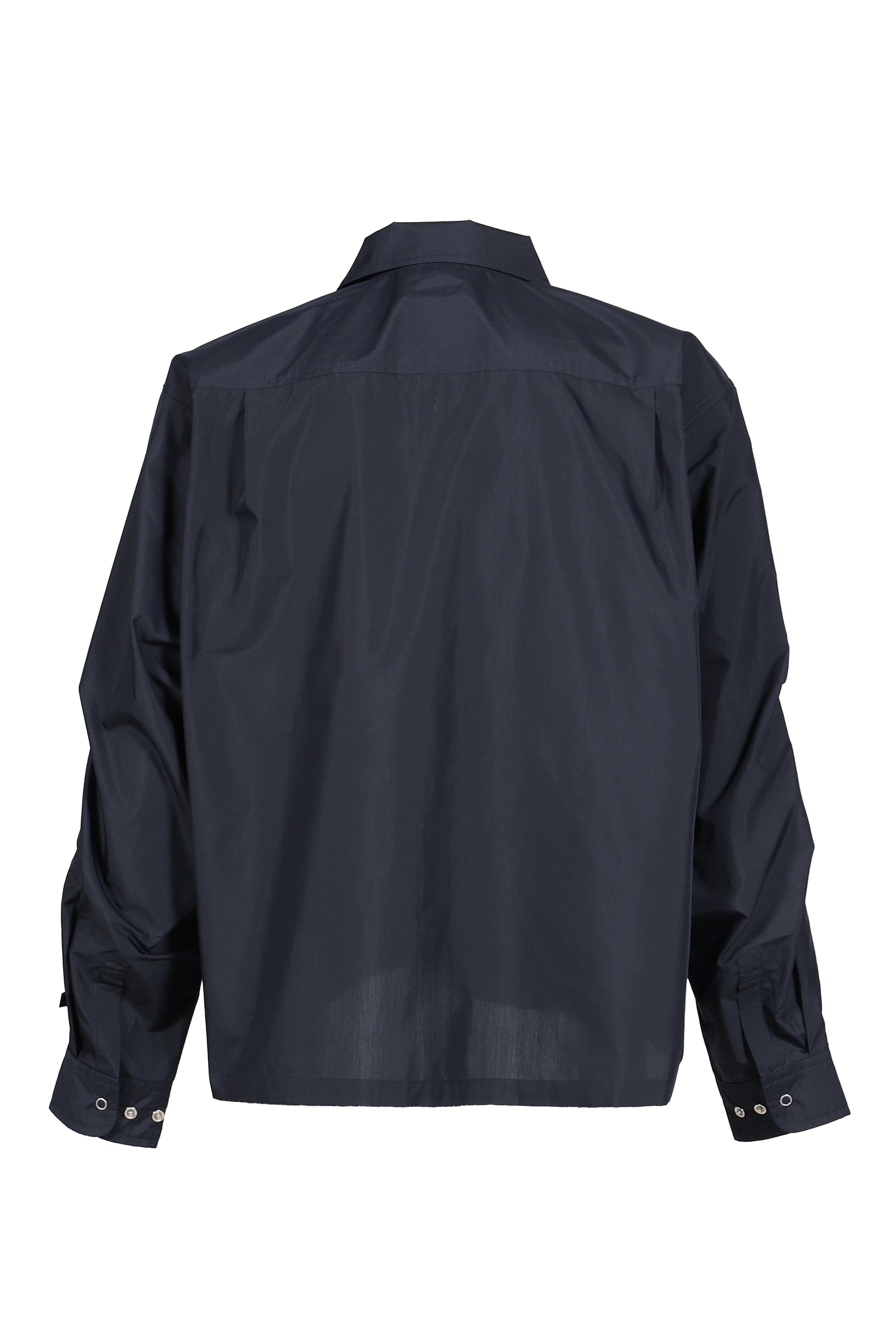 TECH MULTI FISHING POCKET SHIRT L/S SOLID / D.NVY