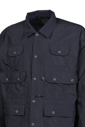 TECH MULTI FISHING POCKET SHIRT L/S SOLID / D.NVY