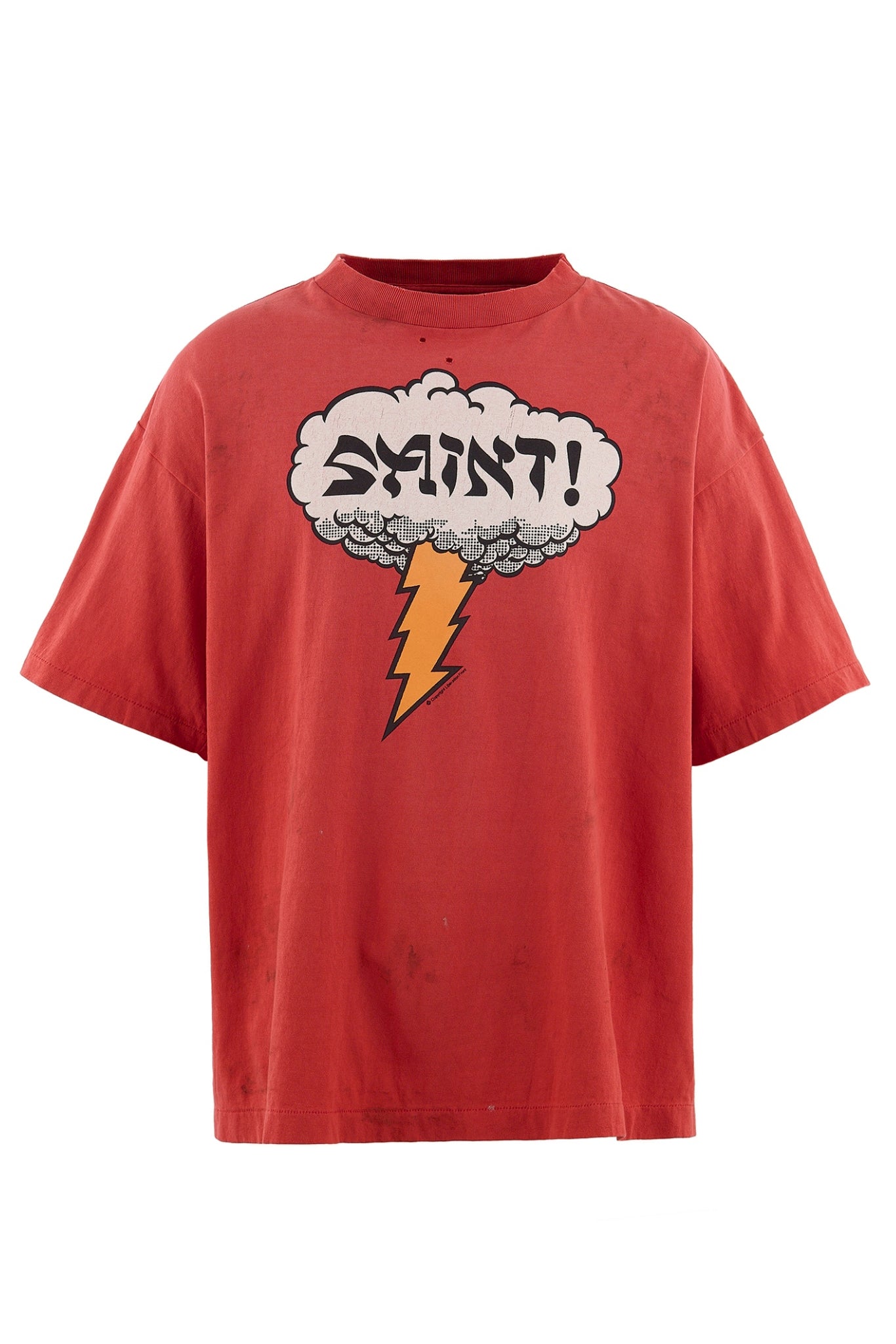 SS T-SHIRT/SAINT! / RED
