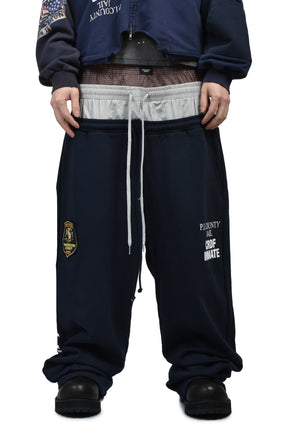 3 LAYERED SWEATPANTS (EXCLUSIVE) / NVY