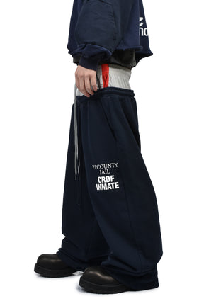 3 LAYERED SWEATPANTS (EXCLUSIVE) / NVY