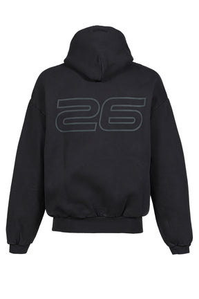 90S HOODIE / VTG BLK