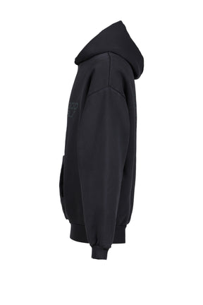 90S HOODIE / VTG BLK