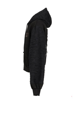 BORO ZIP HOODIE / BLK