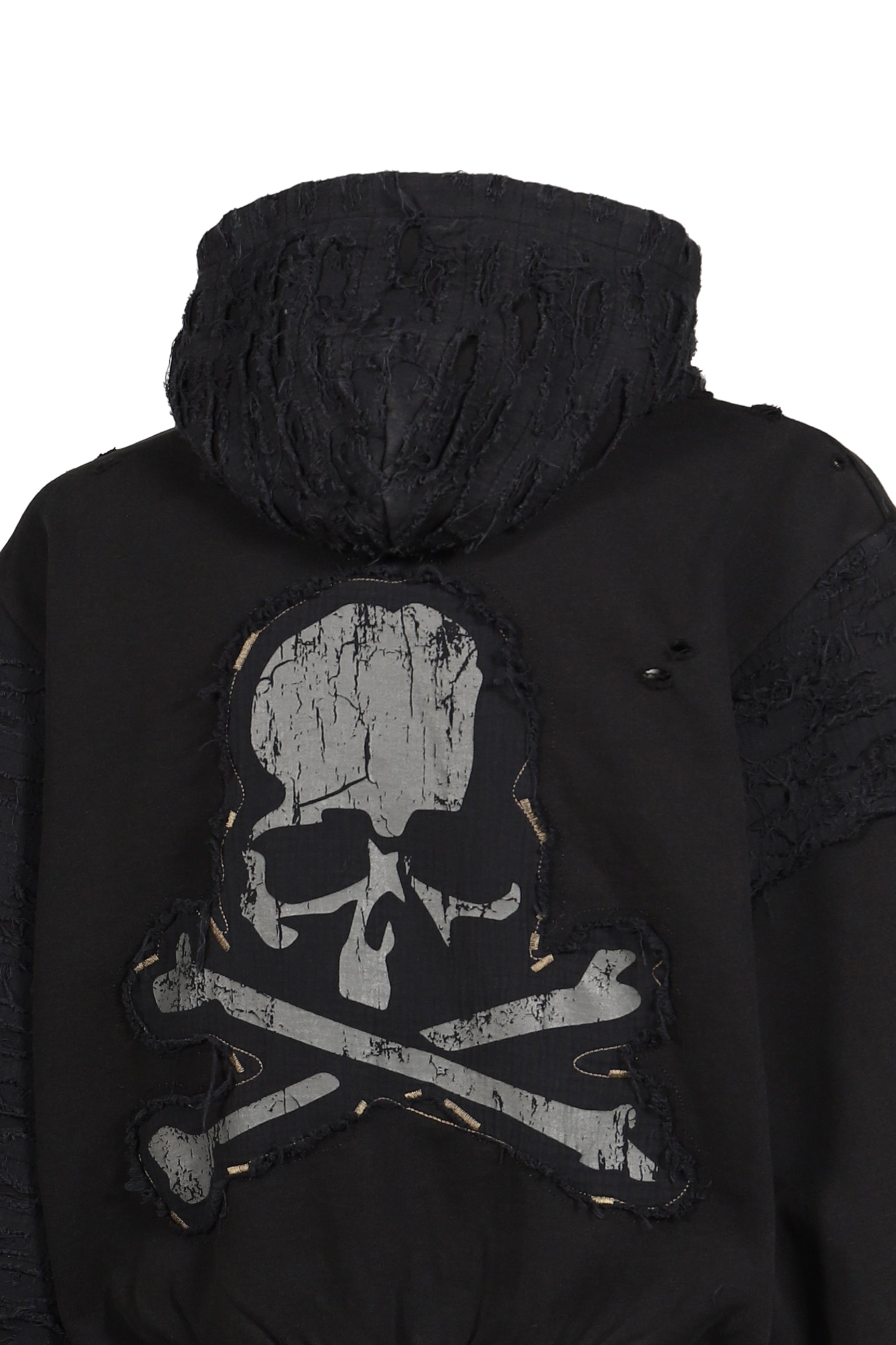 BORO ZIP HOODIE / BLK