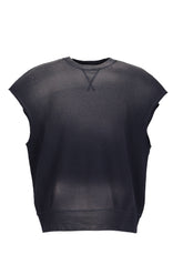 H/W OHARIKO GRAFFITI PEACE OTTON KATSU VEST / NVY