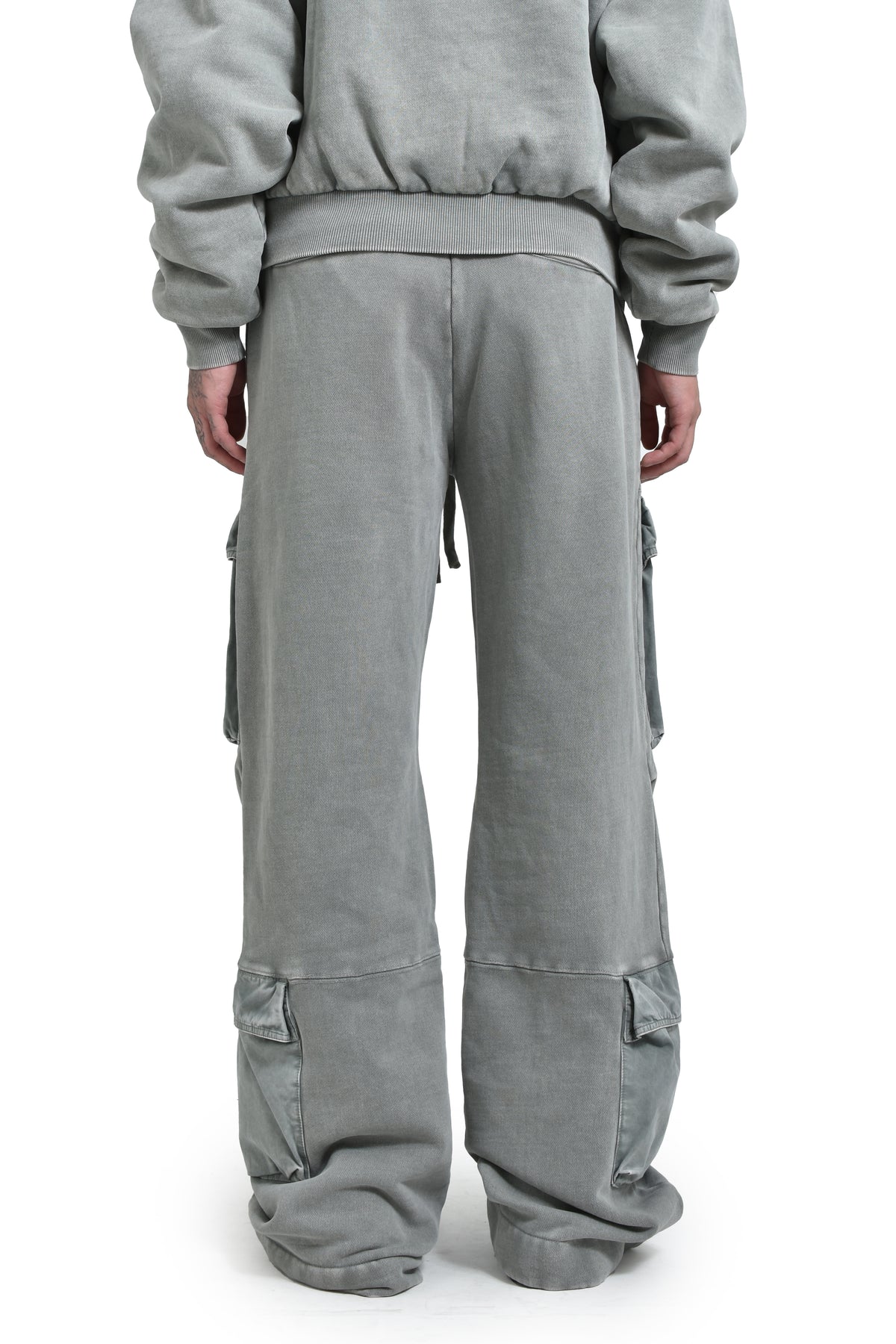 UTILITY SWEATS WASHED BLACK / RHINO