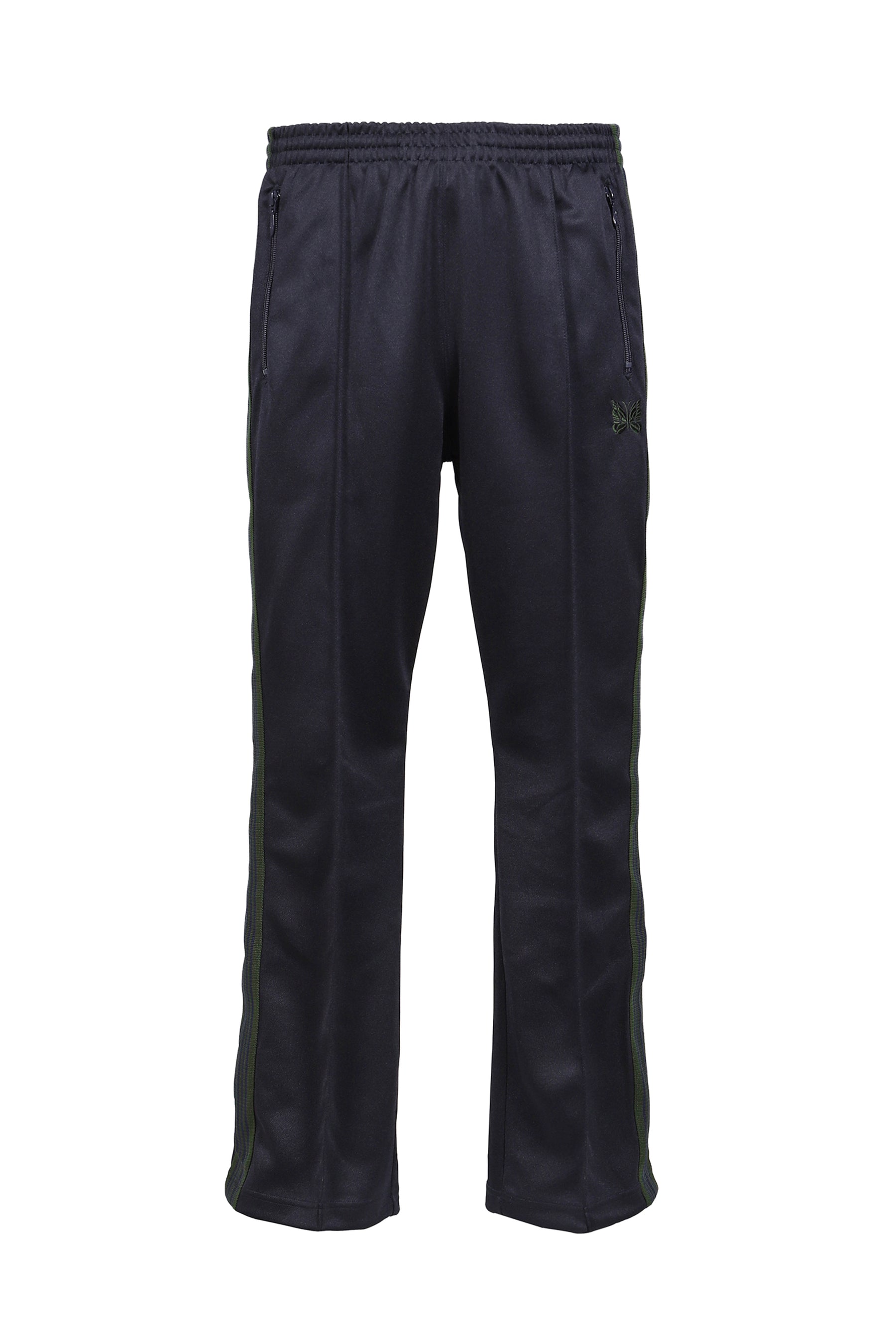 BOOT-CUT TRACK PANT - POLY SMOOTH / NVY