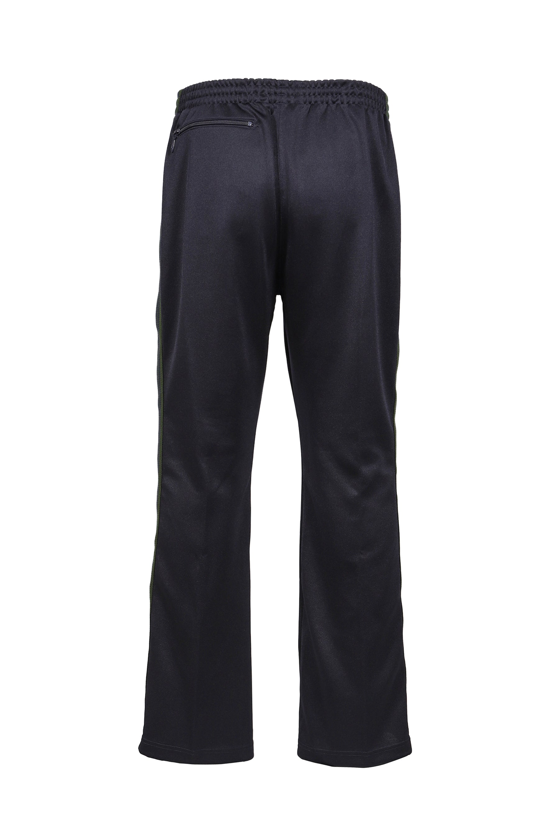 BOOT-CUT TRACK PANT - POLY SMOOTH / NVY