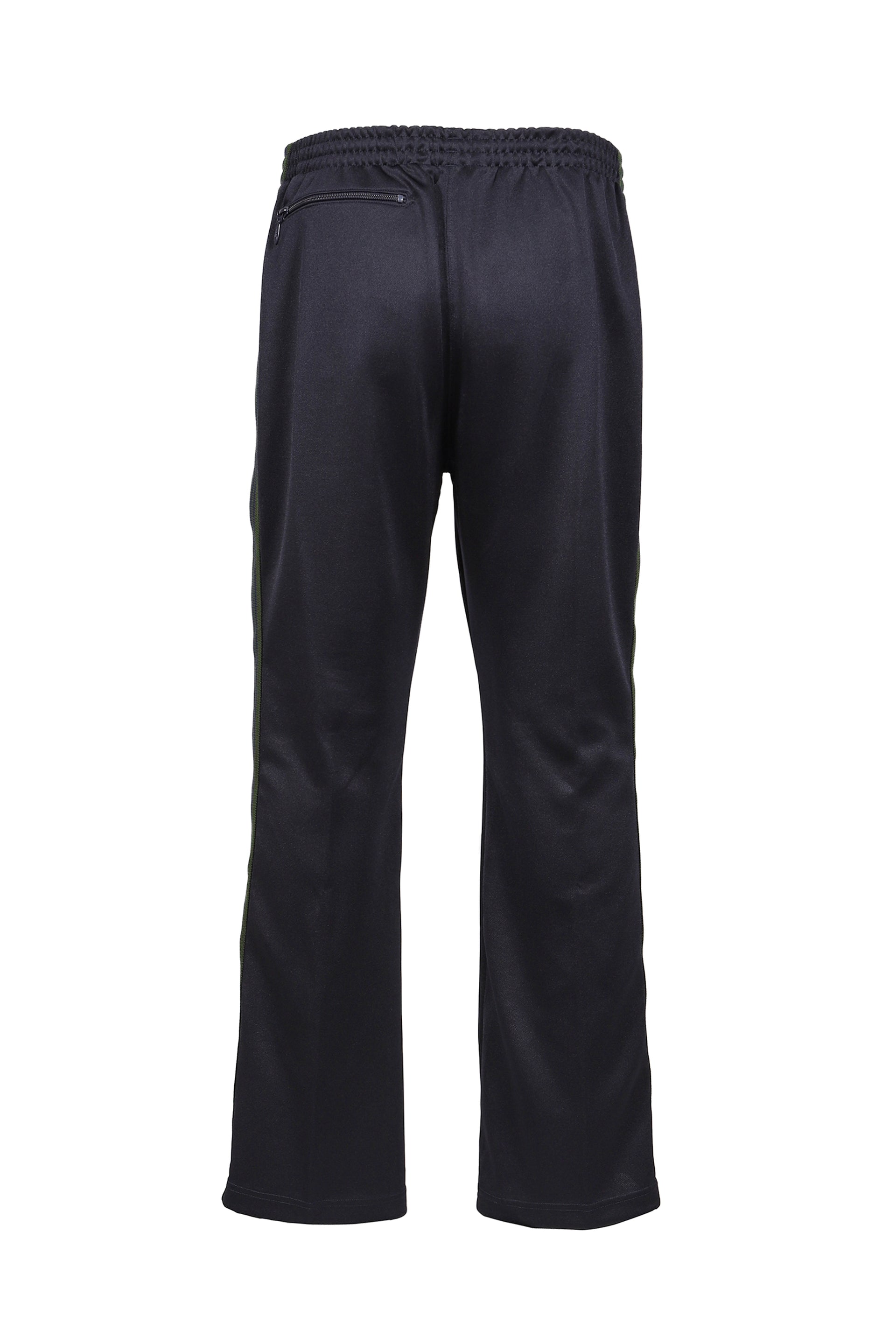 BOOT-CUT TRACK PANT - POLY SMOOTH / NVY