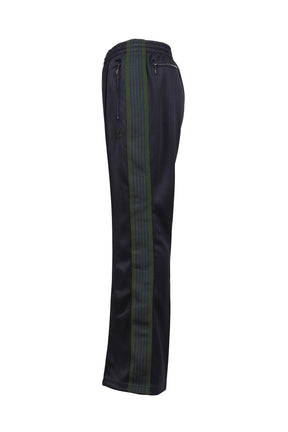 BOOT-CUT TRACK PANT - POLY SMOOTH / NVY