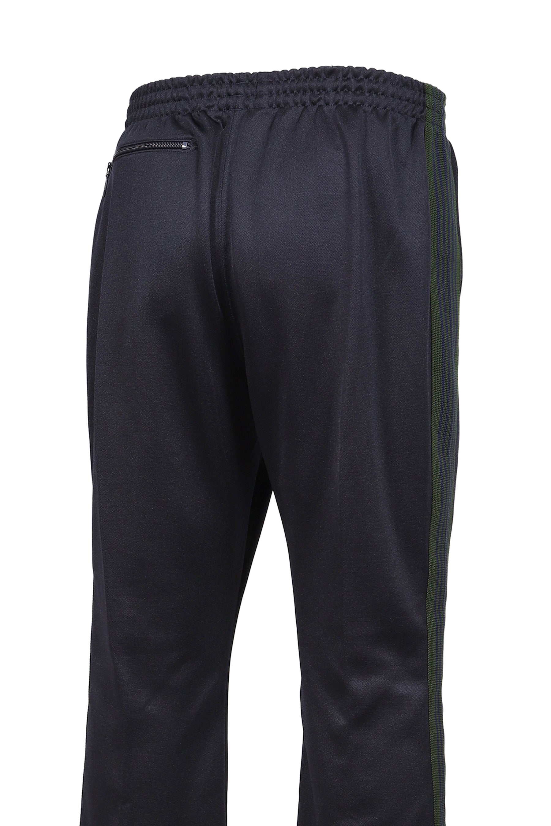BOOT-CUT TRACK PANT - POLY SMOOTH / NVY