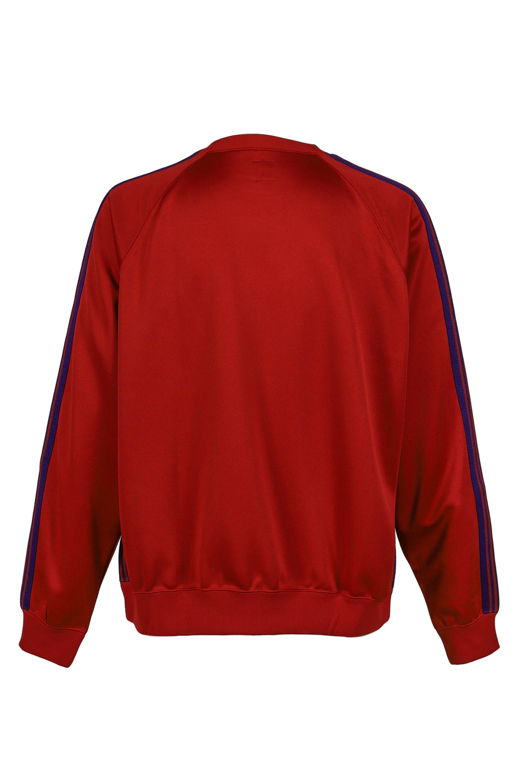 TRACK CREW NECK SHIRT - POLY SMOOTH / RED