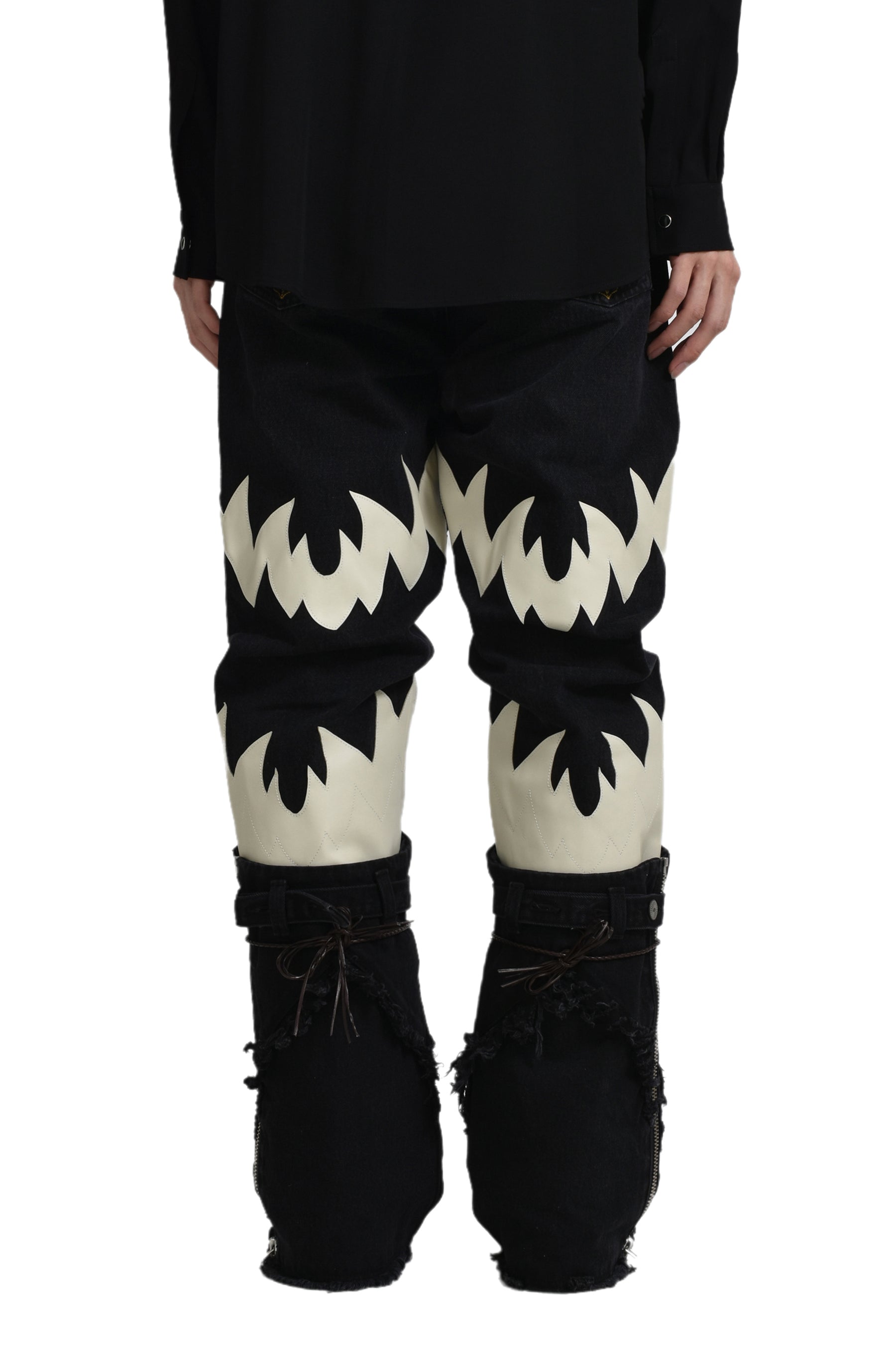 WESTERN LEG COVER / BLK