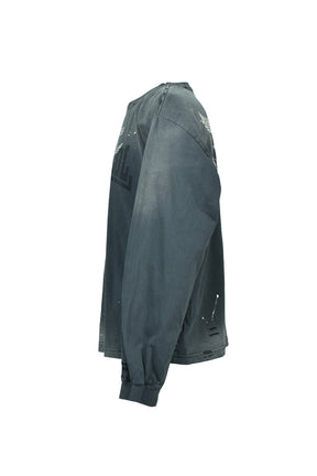 VINTAGE OVERDYED LONGSLEEVE (EXCLUSIVE) / BLK
