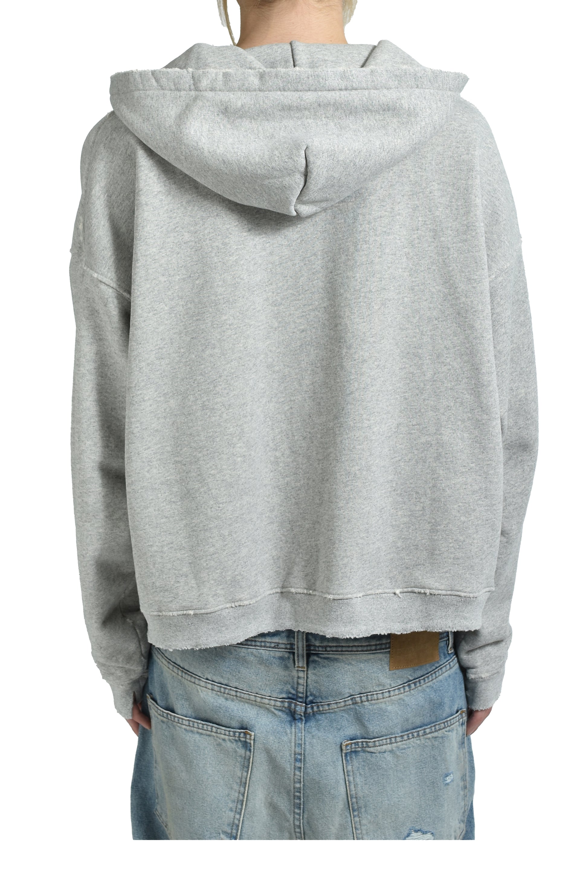 CLASSIC LOGO HOODIE / HEATHER GRY