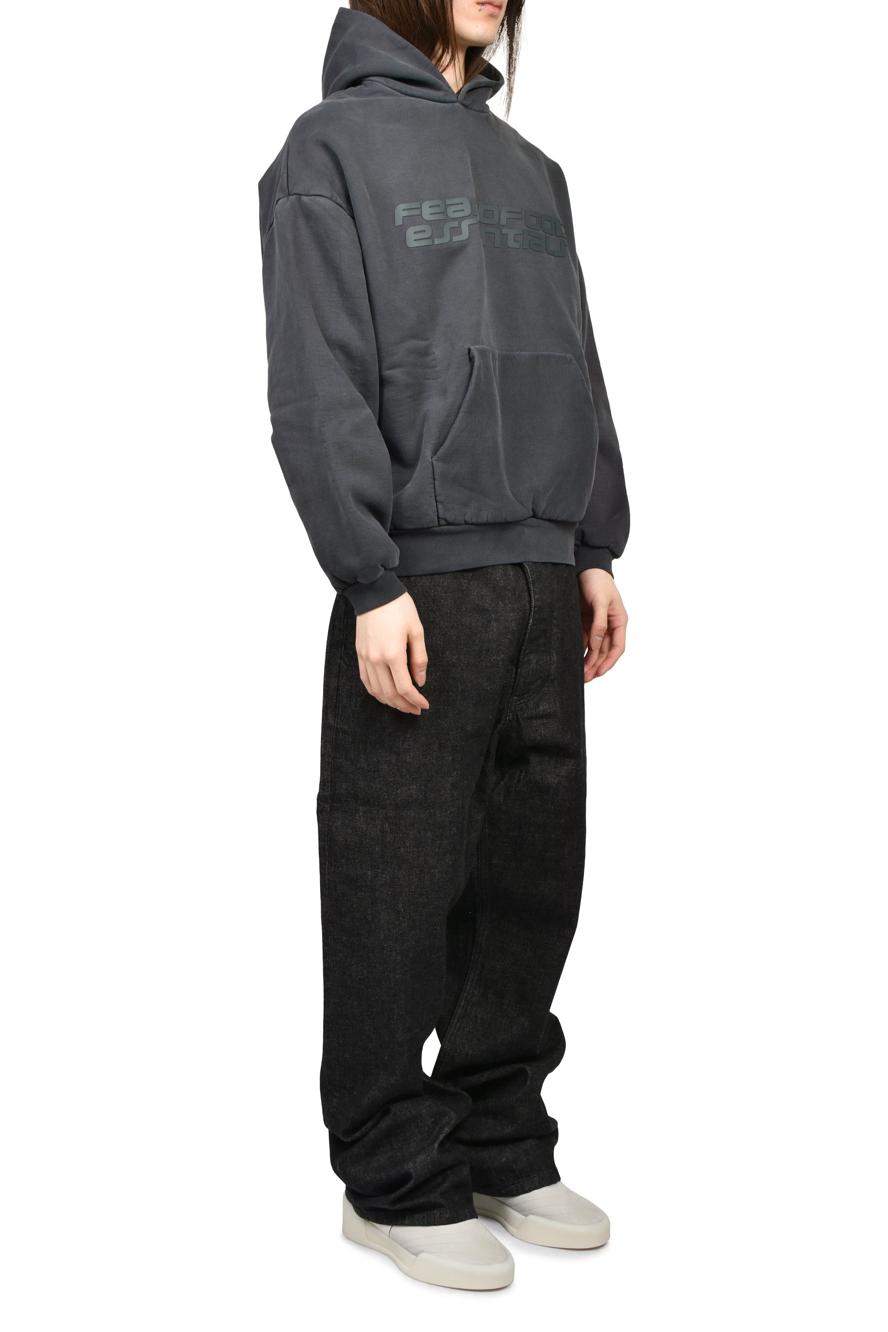 90S HOODIE / VTG BLK