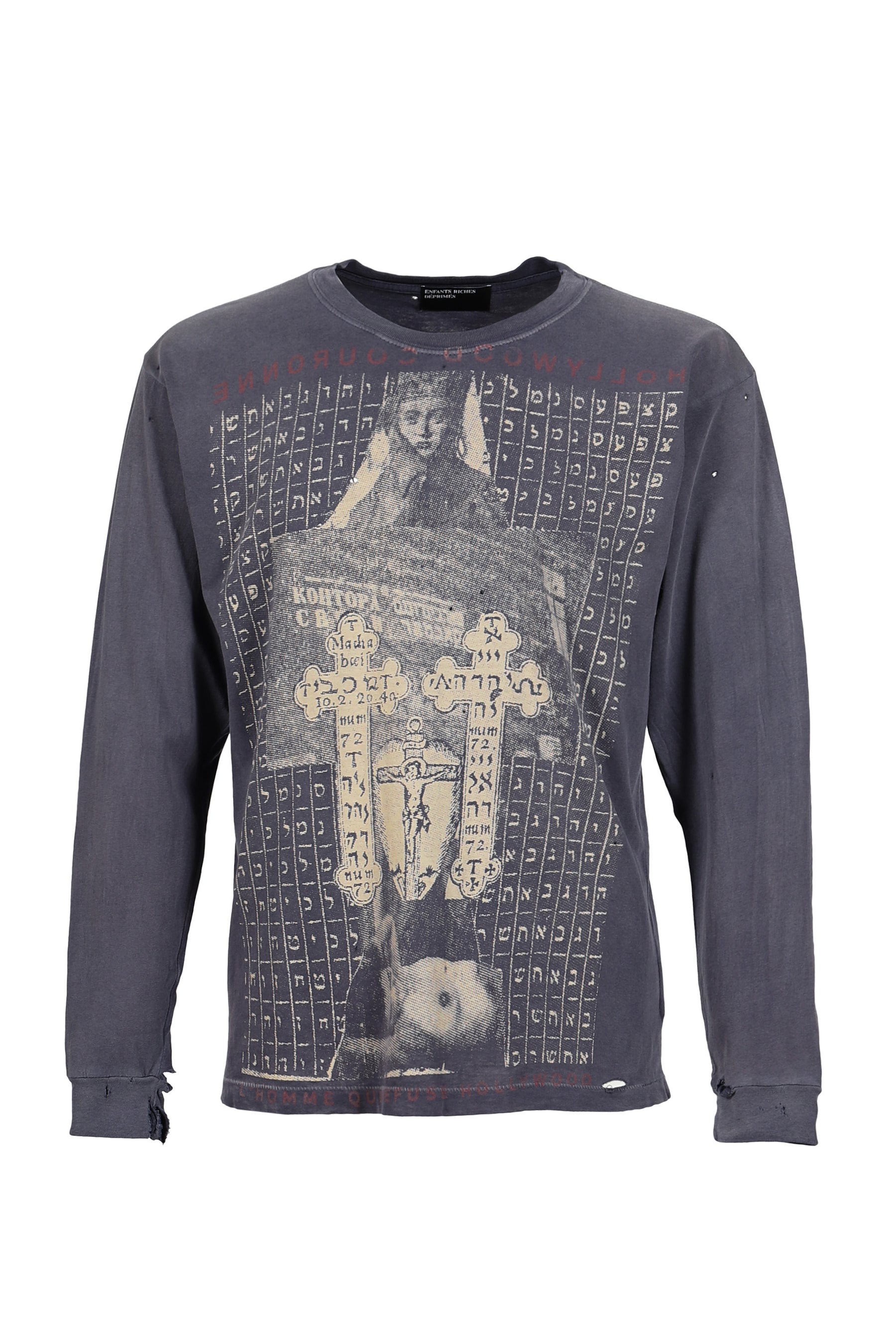 HOLLYWOOD COURONNNE LS T-SHIRT / ANTIQUE PURPLE