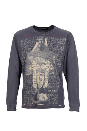 HOLLYWOOD COURONNNE LS T-SHIRT / ANTIQUE PURPLE
