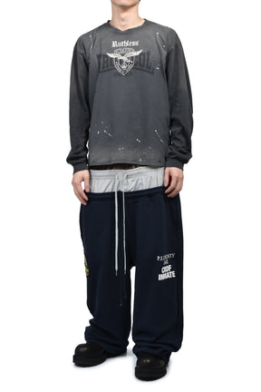VINTAGE OVERDYED LONGSLEEVE (EXCLUSIVE) / BLK