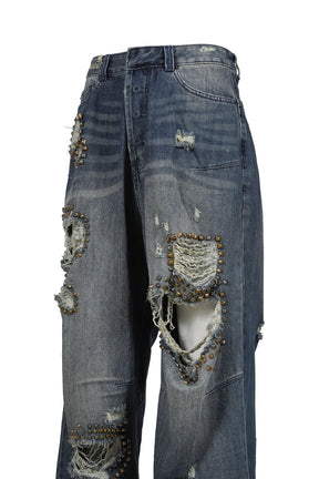 DISTRESSED STUD XL COLOSSUS / BLU